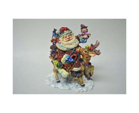 Possible Dreams presents The Crinkle Claus Rag Doll Delivery Figurine from the Designer Series. HM: 659906. Vintage, introduc