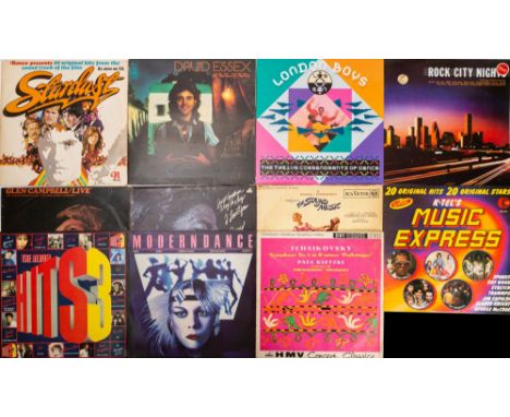 Eleven Vinyl LPs by David Essex, Glen Campbell, Barry White, London Boys, etc., including 4 Hits compilation albums

Stardust