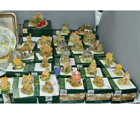 TWENTY NINE BOXED LILLIPUT LANE SCULPTURES FROM BRITISH COLLECTION, (black backstamp), 'Firemans Watch' L2363, 'Helter Skelte