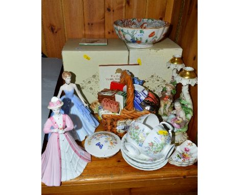 TWO BOXED COALPORT LIMITED EDITION FIGURES EXCLUSIVELY PRODUCED FOR RINGTONS, 'Emily' No.4604/5000 and 'Evening Elegance' No.