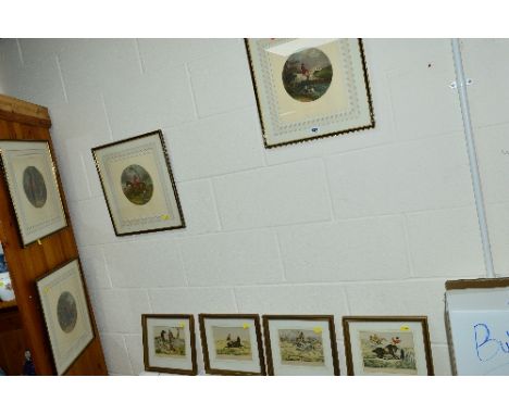 HENRY ALKEN (1785-1851), four aquatint engravings from the 'Notion' series of prints, published in 1832, size approximately 1