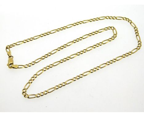 A 9ct gold chain, 5.6g, 18in long 