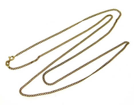 A 9ct gold chain, 4.7g, 25in long