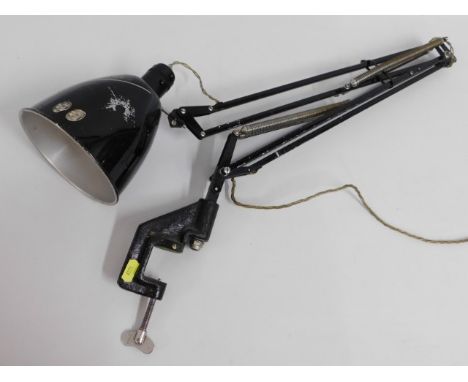 A Herbert Terry Anglepoise lamp for work bench or desk