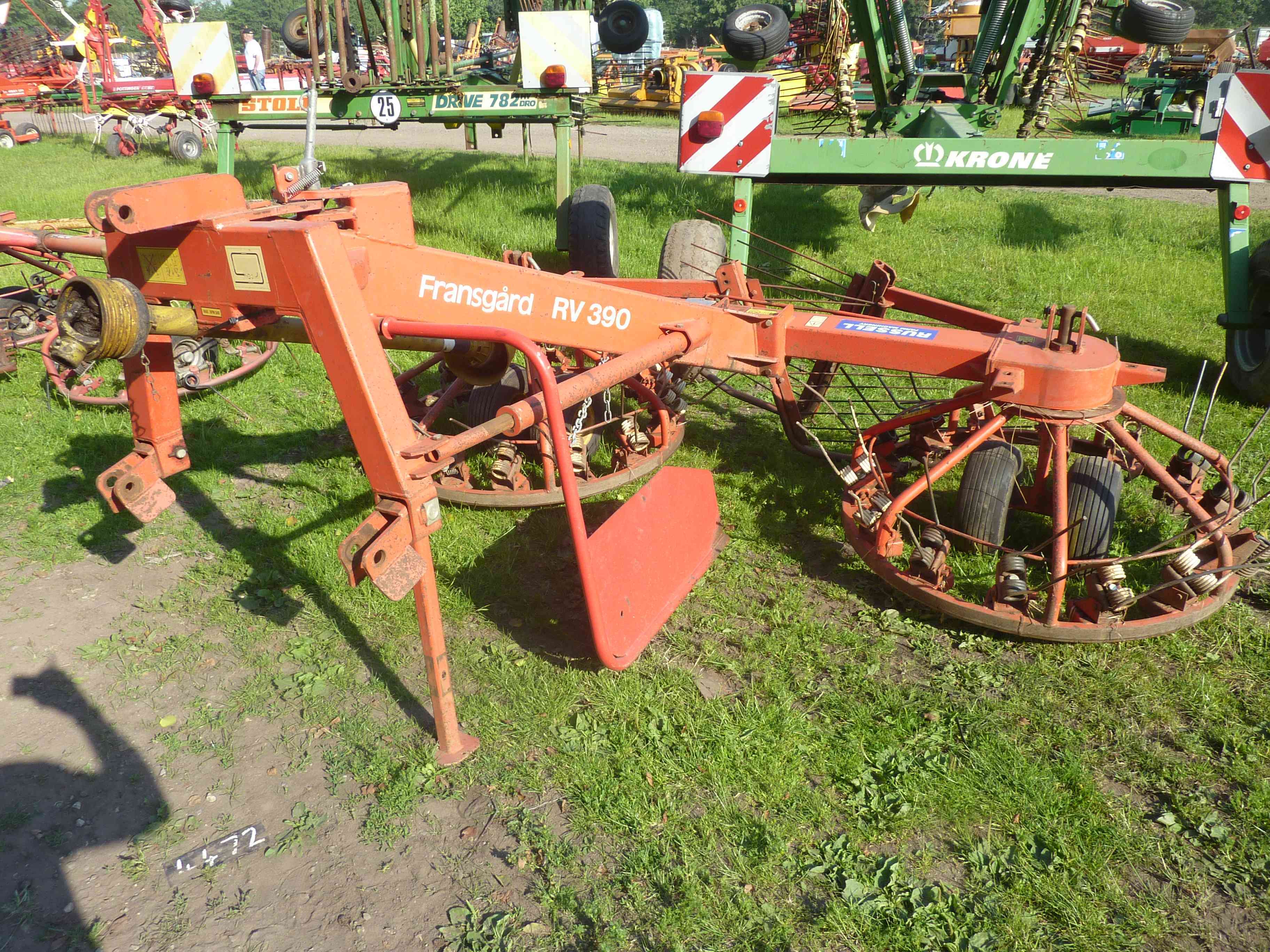 Lot 4472 - Fransgard 390 hay turner gwo