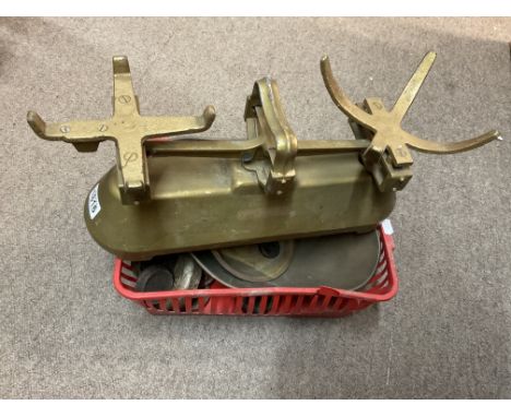 A set of scales and weights