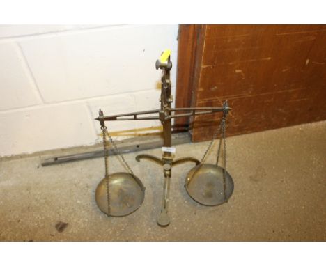A set of Degrave & Co. of London brass scales 