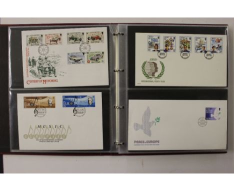 Two albums of first day covers