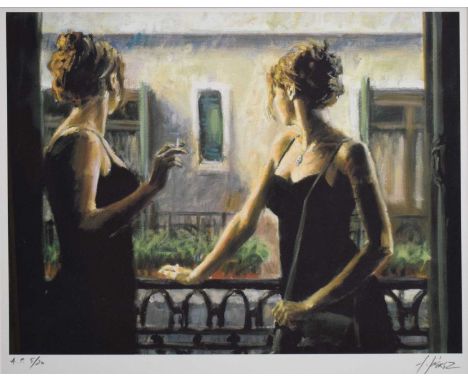 Fabian Perez (Argentinian, b.1967) - Signed limited edition artist's proof print - Buenos Aires IV, A/P 5/20, signed in penci