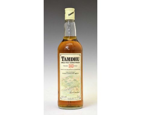 Tamdhu Single Malt Scotch Whisky, distilled  by Tamdhu-Glenlivet Limited, aged 10 years, Morayshire, 1 bottle