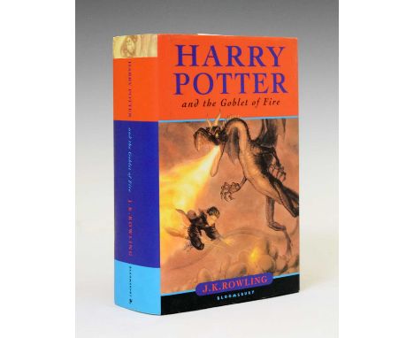 Rowling (J. K.) - Harry Potter and the Goblet of Fire, none 1st Edn (24th edition), 2000, signed by the author in black pen, 