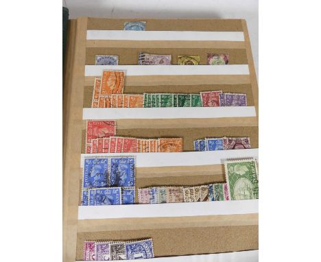 A Pelham stamp album and contents to include examples from Great Britain, George VI, and later
