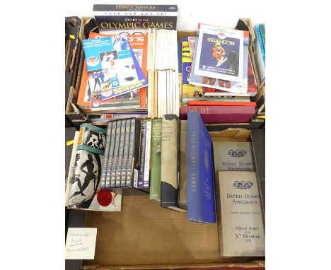 Olypmic Games, a collection of assorted books and publications relating to the Modern Olympics to include Report Of The Ameri