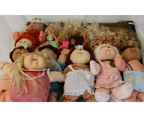 Quantity of Cabbage Patch Kids &amp; Cabbage Patch Koosas and a selection of Barbie and Sindy dolls etc.