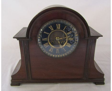 Wooden mantel clock H 29 cm
