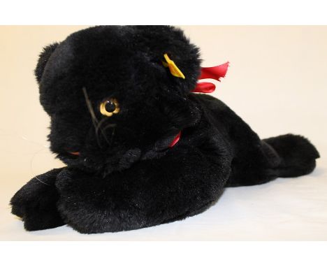 Steiff black cat no. 5370/28