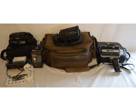 Video/cine film cameras: Ricoh R-67, Canon 310 XL &amp; a Elmo Super 103