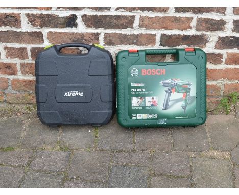 Bosch PSB 680 RE 680 W hammer drill &amp; a Challenge Extreme cordless drill
