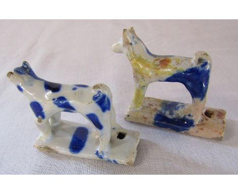 2 ceramic dog whistles possibly Yorkshire