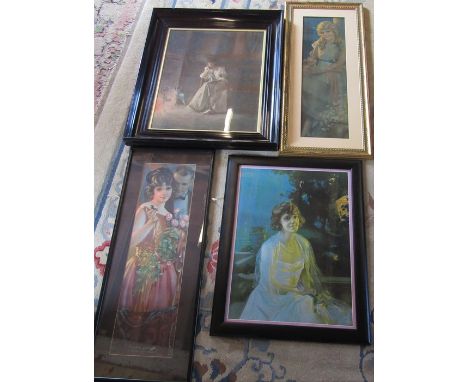 Selection of framed prints