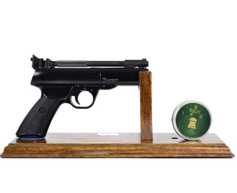 PURCHASER MUST BE 18 YEARS OF AGE OR OVER A Webley & Scott Ltd., Tempest, .177 Calibre Air Pistol, with blackened finish, in 