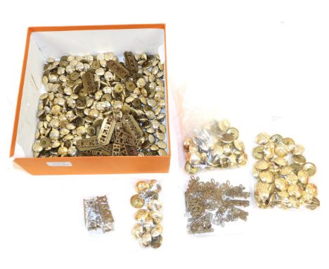 A Collection of Approximately Three Hundred and Forty Royal Electrical and Mechanical Engineers Anodised Buttons, GVI and EII