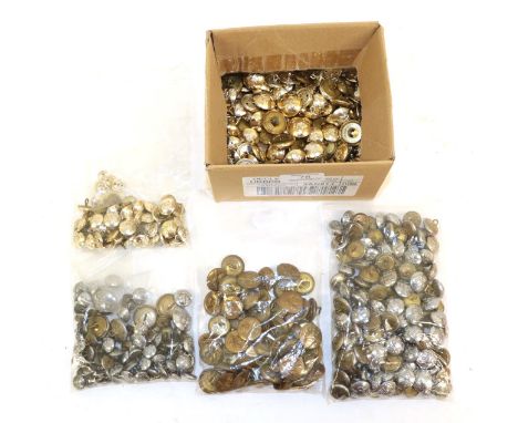 A Collection of Forty Seven Brass RAF Buttons, comprising eleven GVI and thirty six EII, with two smaller anodised examples; 