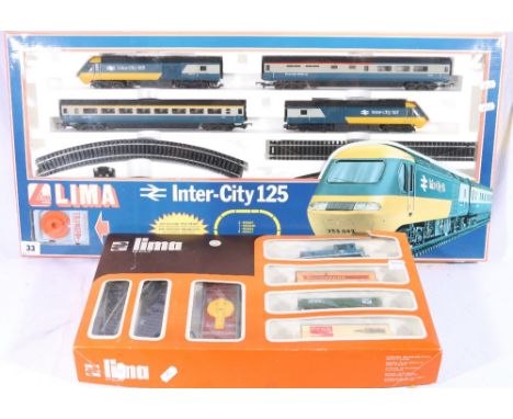 Lima OO gauge Inter-City 125 train set 107056 boxed and another 8614A, boxed.