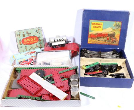 Hornby O gauge tinplate clockwork MO goods set, boxed, Meccano Japanese Mosaic tiles, Gifford Vauxhall Viva, boxed etc