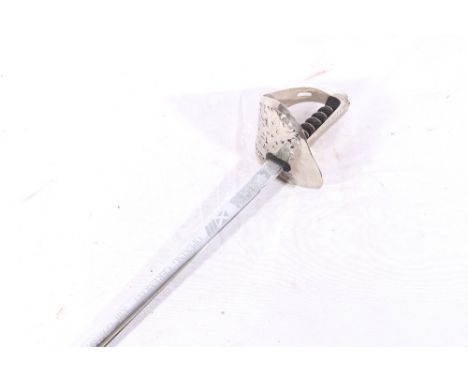 Scottish Commonwealth Games 1986 interest, a ceremonial sword for the 13th Games held in Edinburgh, blade by Wilkinson.