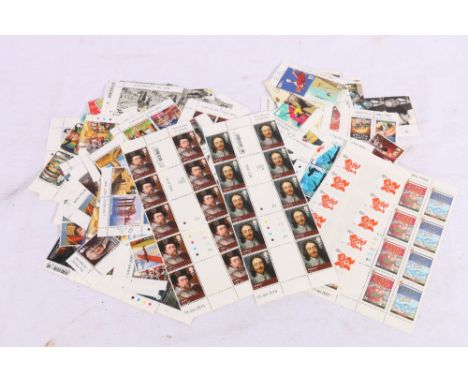 GREAT BRITAIN mint stamps approximately three hundred first class stamps some with traffic lights, margins, gutters etc estim