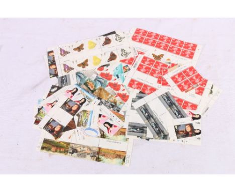 GREAT BRITAIN mint stamps approximately three hundred first class stamps some with traffic lights, margins, gutters etc estim
