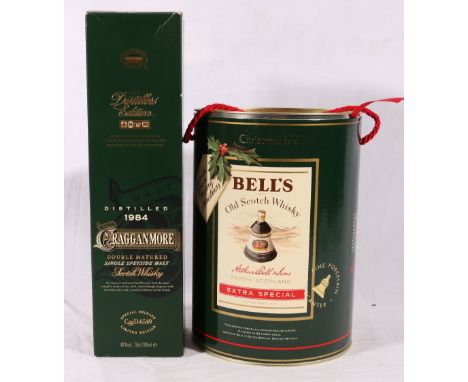 CRAGGANMORE 1984 distillers edition double matured Speyside single malt scotch whisky CggD-6549 70cl 40% vol. boxed and BELL'