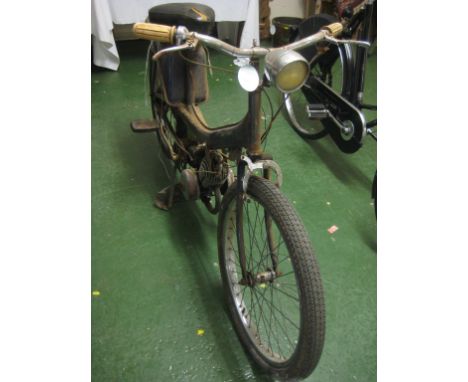 Restoration project - Raleigh Runabout moped circa 1965 fitted with a Mobylette 49cc engine (no logbook or paperwork)