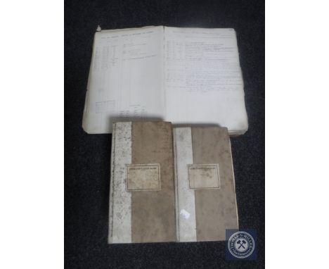Two volumes - London and North Eastern Railway General Notices 1938, together with a further ledger N.E.R. Register of Engine