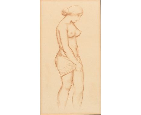  Aristide Maillol (1861-1944) French. “Standing Nude”, Lithograph, 15.5” x 9.5”.