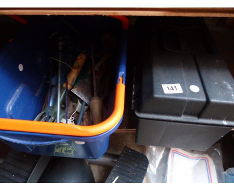 Two boxes of mixed tools