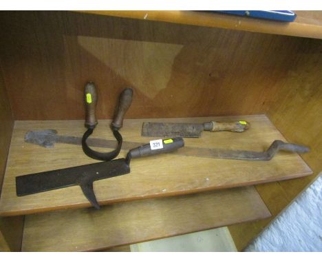 TOOLS, slate roofing tool and 3 others 