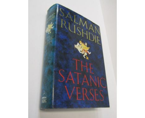 FIRST EDITION "The Satanic Verses" 1988 by Salman Rushdie in original dust jacket 