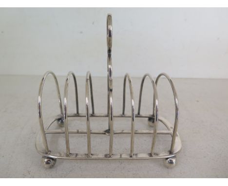 A silver hallmarked letter rack, hallmark for London 1892-93 William Gibson and John Langman - Weight approx. 9 troy oz.Condi