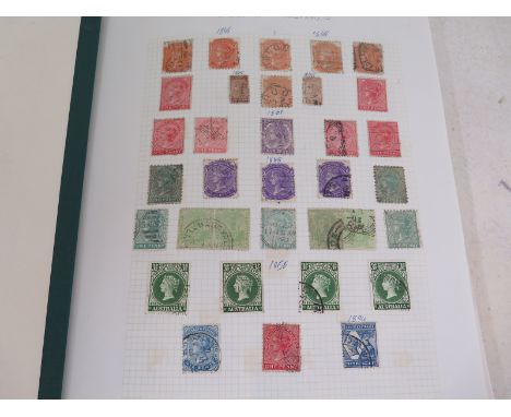 A Commonwealth stamp collection in binder, early to mid period