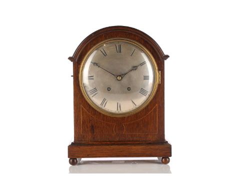 A large early 20th-century Winterhalder &amp; Hofmeier 8-day mantle clock with ting-tang chiming on two coil gongs and fitted