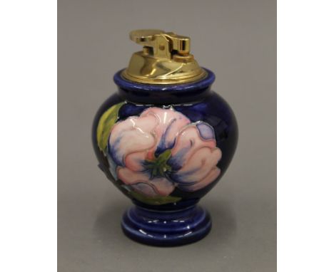 A Moorcroft table lighter. 11 cm high.