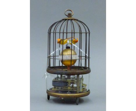 A birdcage clock.