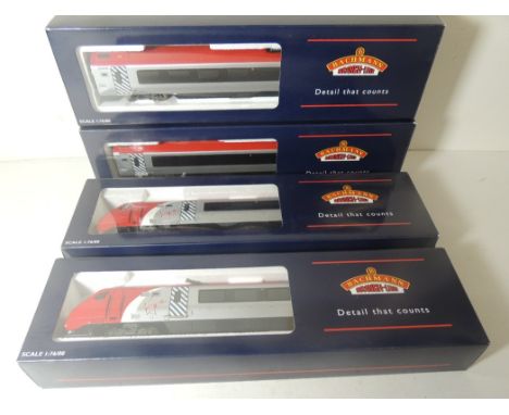 BACHMANN Branch Line - Virgin Voyager type 220 train in four boxes (4) ++all look near mint, boxes good