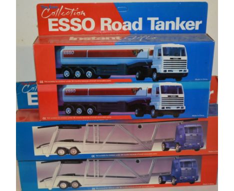 The Esso Collection - four large scale models: two Esso Tankers and two Car Transporters, all boxed (4)