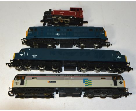 BACHMANN - unboxed diesel loco; Lima unboxed diesel loco Pectinidae; unboxed Hornby diesel loco and a Lima tank loco unboxed 