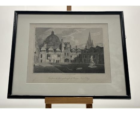 After Joseph William Mallord Turner (British 1775-1851) engraved Joseph Skelton (British 1783-1871), View from the first quad
