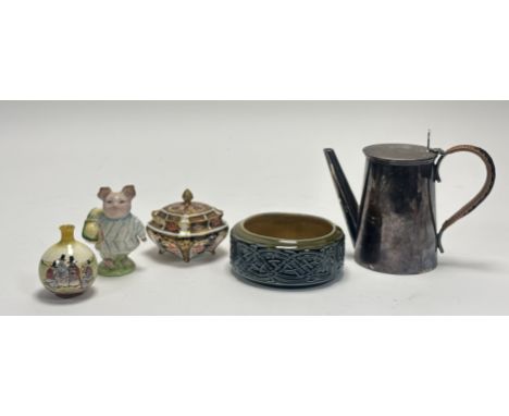 A collection of various decorative wares comprising, a Beswick Beatrice Potter "Little Pig Robinson" figure (h-10cm), a Wade 