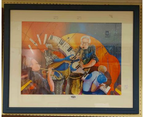 Marcus Glenn: a framed coloured lithograph entitled 'It's poppin baby, can you feel it?' - bearing Park West certificate vers